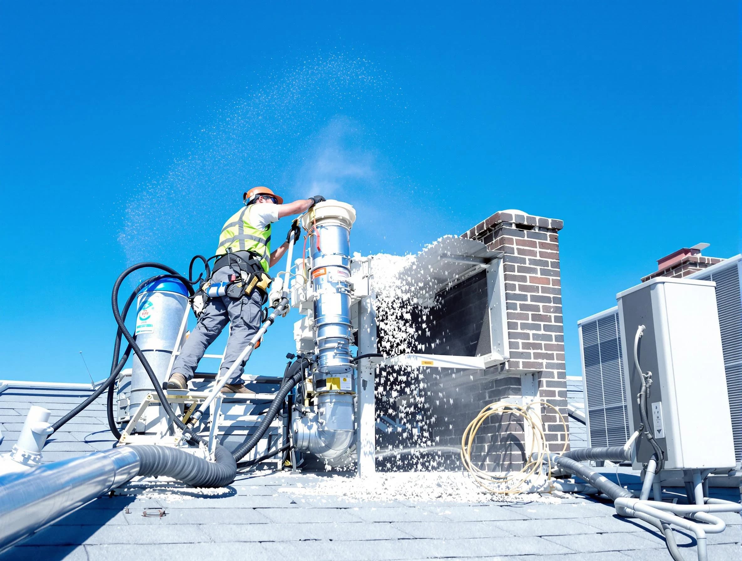 Expert roof dryer vent cleaning by Bellwood Dryer Vent Cleaning in Bellwood