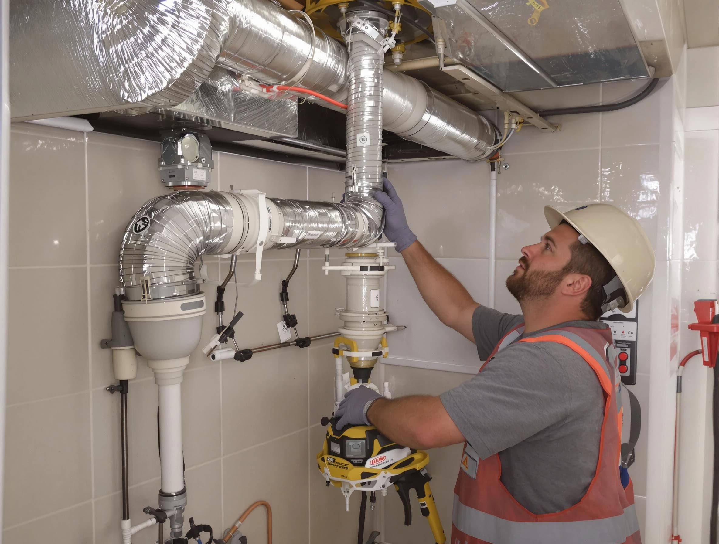 Bellwood Dryer Vent Cleaning expert performing professional dryer vent repair and installation in Bellwood