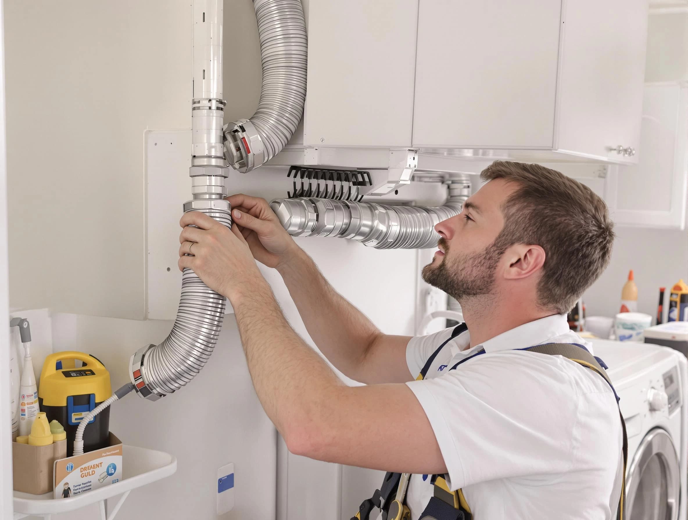 Professional dryer vent repair and installation by Bellwood Dryer Vent Cleaning in Bellwood
