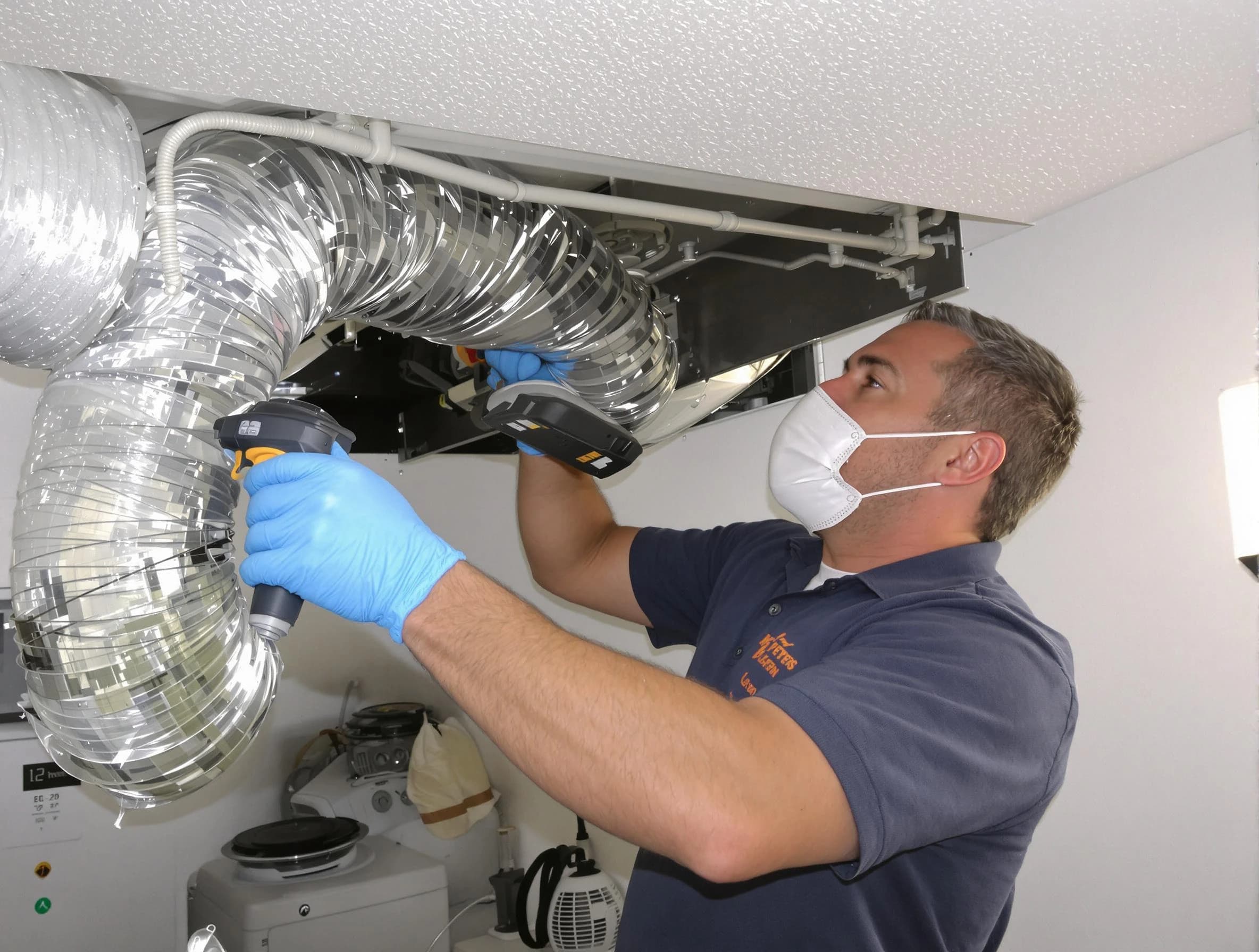 Bellwood Dryer Vent Cleaning professional performing thorough residential dryer vent cleaning in Bellwood