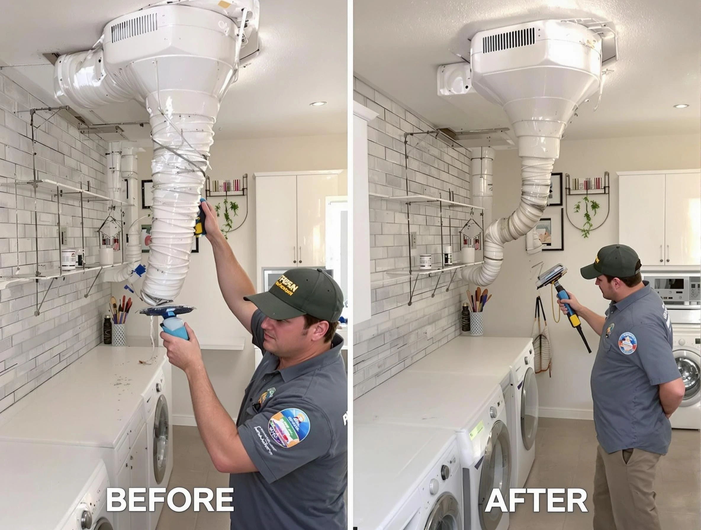 Professional dryer exhaust vent cleaning by Bellwood Dryer Vent Cleaning in Bellwood