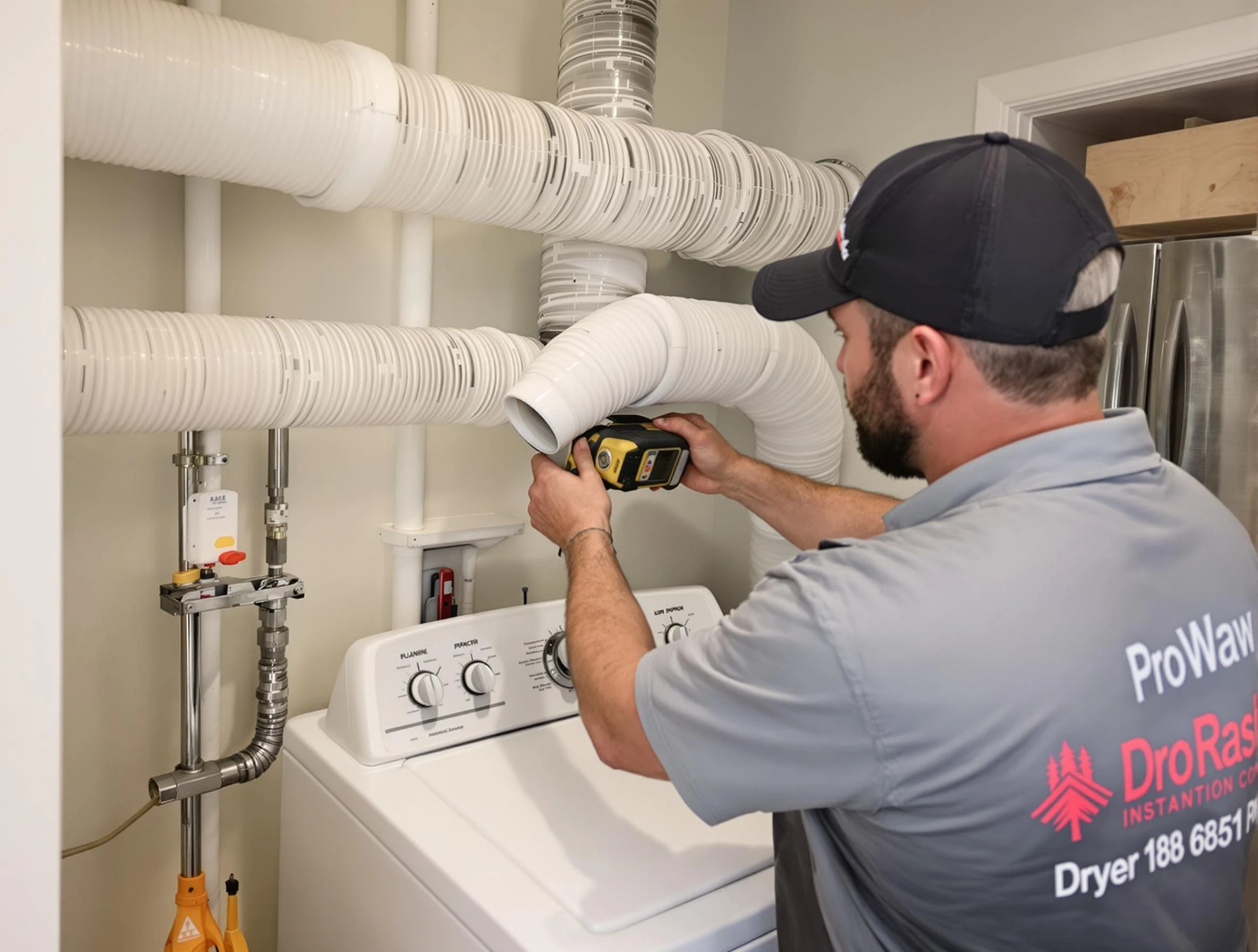 Professional dryer vent hose installation by Bellwood Dryer Vent Cleaning in Bellwood